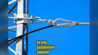 Set di sospensioni durevoli con estremità sferica zincata