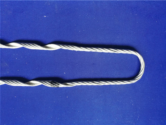 Galvanizzato filo d'acciaio preformato Guy presa vicolo cieco - Finitura nera